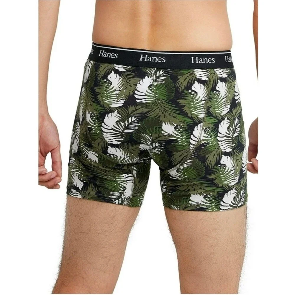 Hanes Originals 6-pack Men’s 2XL Boxer Briefs Moisture-Wicking Stretch Cotton